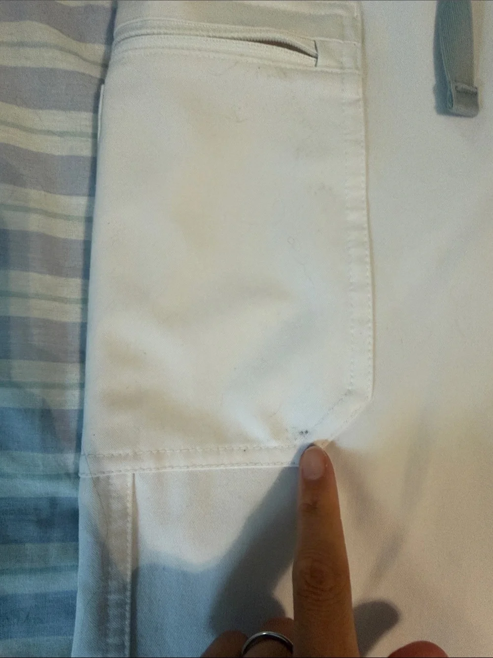 Figs Men's optic white Cairo cargo pants